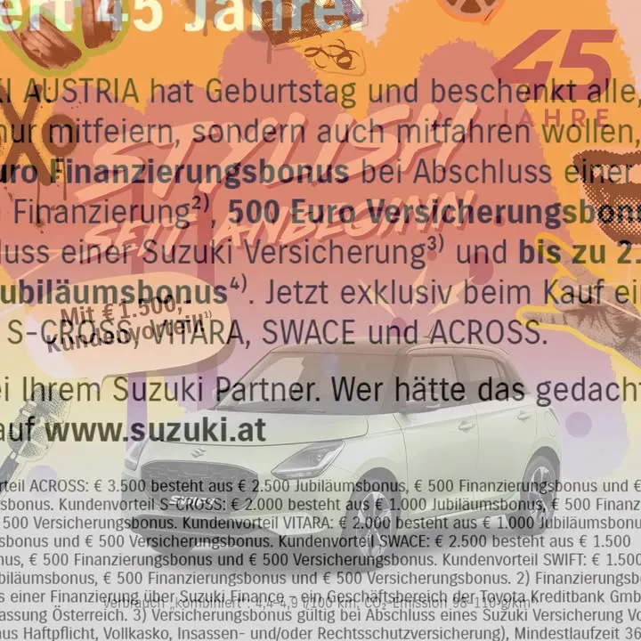 45 Jahre Suzuki – wir feiern Jubiläum!