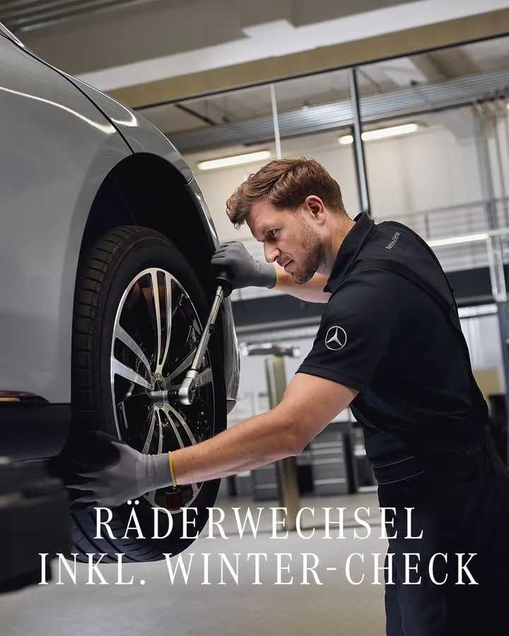 Unser Räderwechsel inklusive Winter-Check bringt dich bestens vorbereitet durch die kalte Jahreszeit!